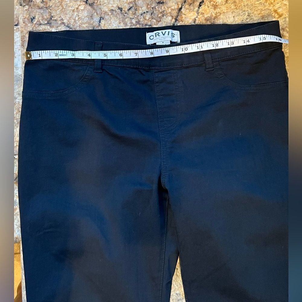 Orvis Navy pull on pants - Picture 7 of 9